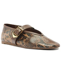 Schutz Women's Vick Square Toe Flats