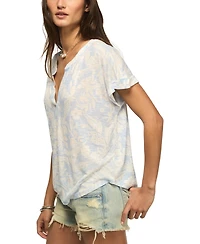 Lucky Brand Women's Sandwash Short-Sleeve Top