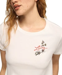 Lucky Brand Women's Botanical Classic Crewneck T-Shirt