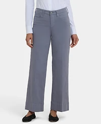 Nydj Petite Teresa Wide-Leg Ankle Jeans with Lift Tuck Technology