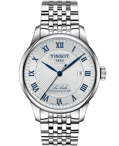 Tissot Men's Swiss Automatic Le Locle Powermatic 80 Stainless Steel Bracelet Watch 39mm