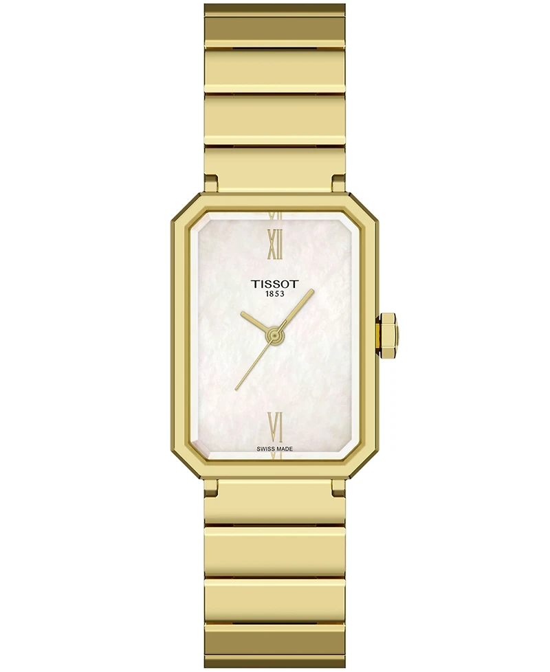 Tissot Women's Gold Tone Stainless Steel Watch, 21.80mm