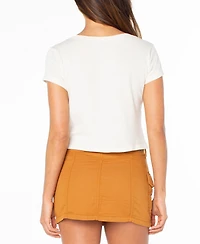 Roxy Women's Bloom Graphic Crew Neck T-Shirt
