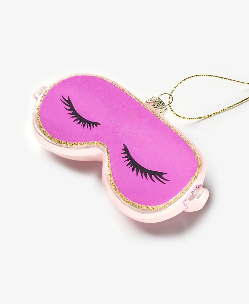 Holiday Lane Beauty Boom Glass Sleep Mask Ornament, Macy's Exclusive