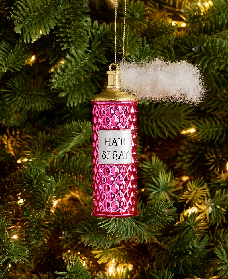 Holiday Lane Beauty Boom Hair Spray Ornament, Macy's Exclusive
