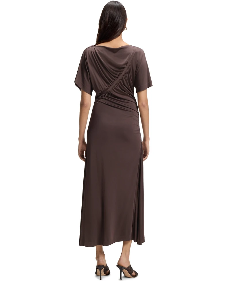 Boss by Hugo Women's Slim-Fit Gathered Detail Jersey Dress
