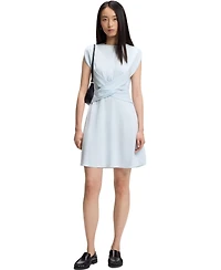 Boss by Hugo Women's Keyhole Neckline Wrap-Detail Dress