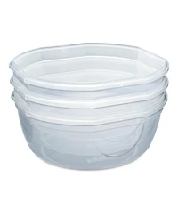 Sterilite Ultra Seal 8.10 Quart Plastic Food Storage Bowl Container, 2 Pack