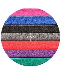 Signature Fitness 1" Extra Thick Exercise Fitness Yoga Mat w/ Carry Strap