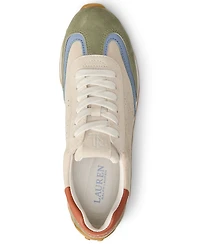 Lauren Ralph Women's Dani Perforated Round Toe Sneakers