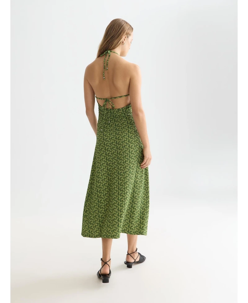 Scotch & Soda Women's Open-Back Midi Sundress