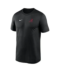 Nike Men's Black Alabama Crimson Tide 2025 Sideline Small Logo Legend Dri-fit T-Shirt