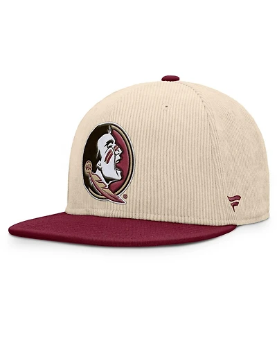 Fanatics Men's Tan Florida State Seminoles Catcher Snapback Hat