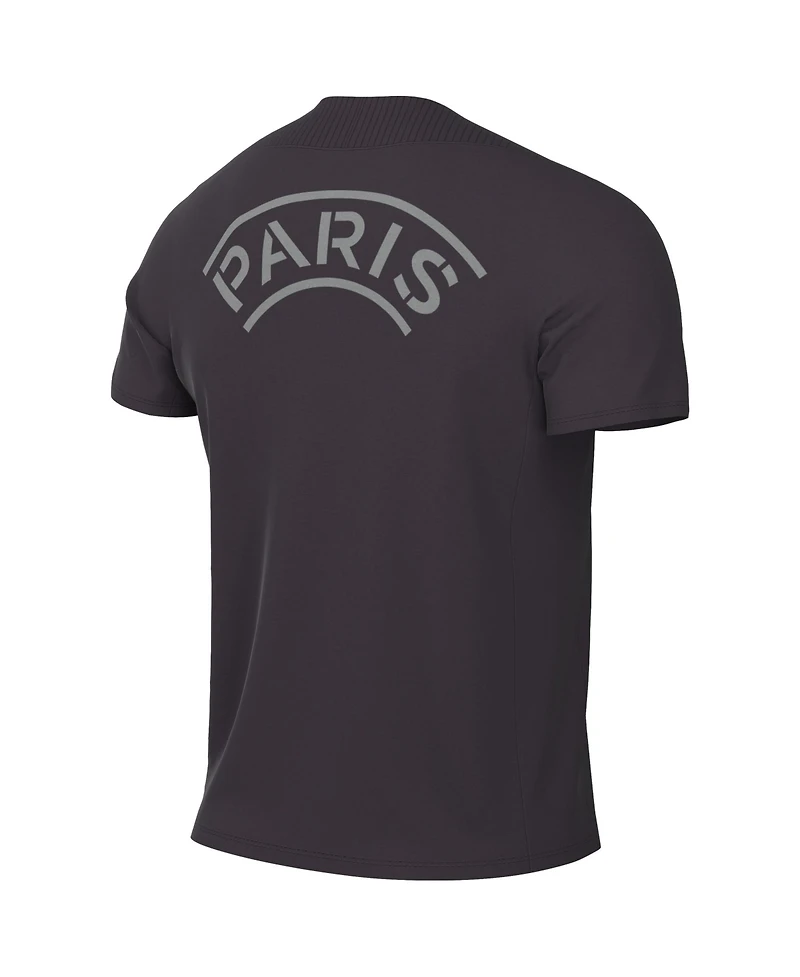 Nike Men's Anthracite Paris Saint-Germain Strike Dri-fit Top