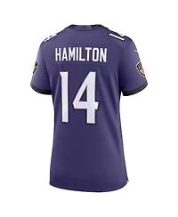 Nike Women's Kyle Hamilton Purple Baltimore Ravens Team Game Jersey