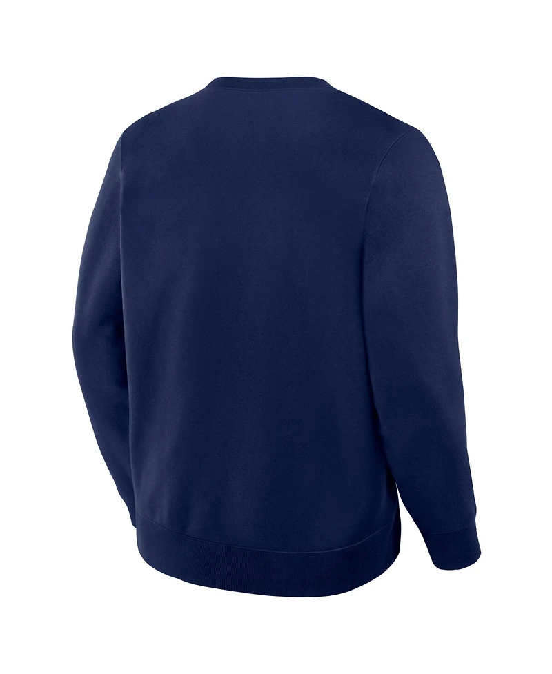 Fanatics Men's College Navy Seattle Seahawks Powerful Throw Legacy Pullover Sweatshirt