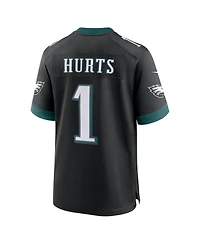 Nike Men's Jalen Hurts Black Philadelphia Eagles Alternate Game Jersey
