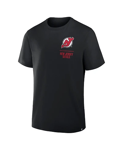 Fanatics Men's Black New Jersey Devils Crash The Net Legacy T-Shirt