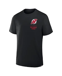 Fanatics Men's Black New Jersey Devils Crash The Net Legacy T-Shirt