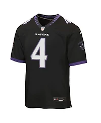 Nike Big Boys and Girls Zay Flowers Black Baltimore Ravens Alternate Game Jersey