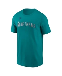 Nike Men's Ken Griffey Jr. Teal Seattle Mariners Cooperstown Collection Name Number T-Shirt