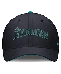 Nike Men's Navy Seattle Mariners Primetime Rise Dri-fit Flex Hat