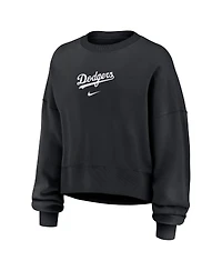 Nike Women's Black Los Angeles Dodgers Oversized Primetime Sweatshirt