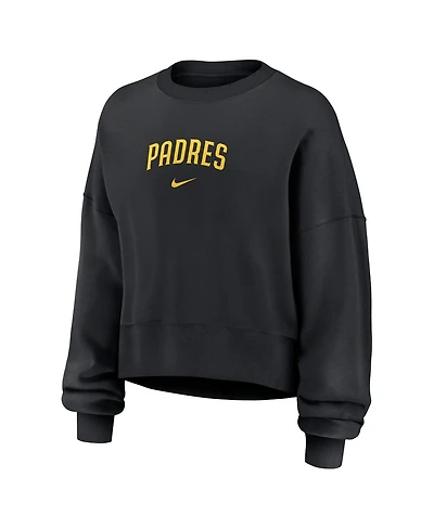 Nike Women's Black San Diego Padres Oversized Primetime Sweatshirt