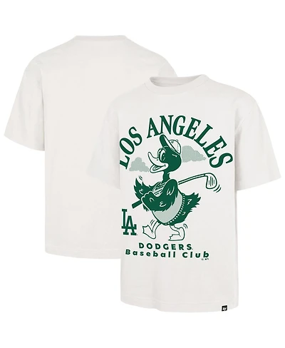 '47 Brand Men's Cream Los Angeles Dodgers Strollin' Foundation T-Shirt