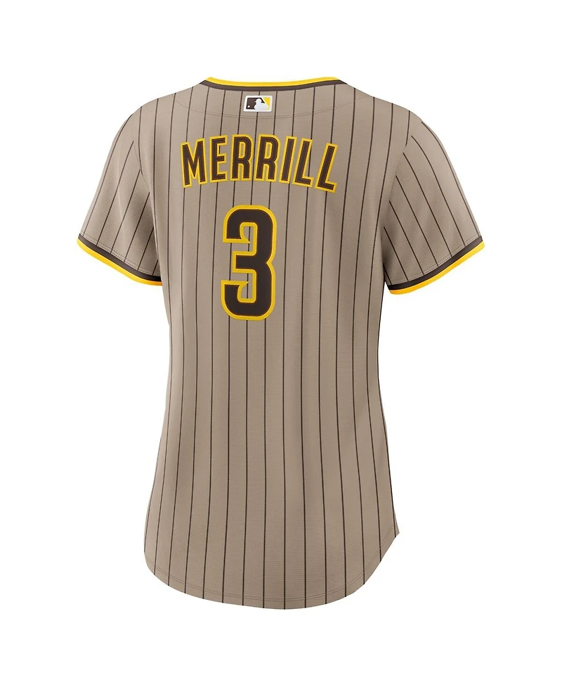 Nike Women's Jackson Merrill Sand San Diego Padres Replica Jersey
