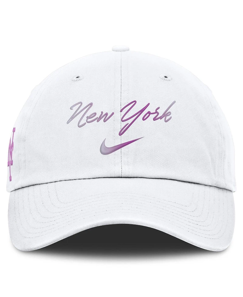 Nike Women's White New York Mets Mother's Day Club Adjustable Hat