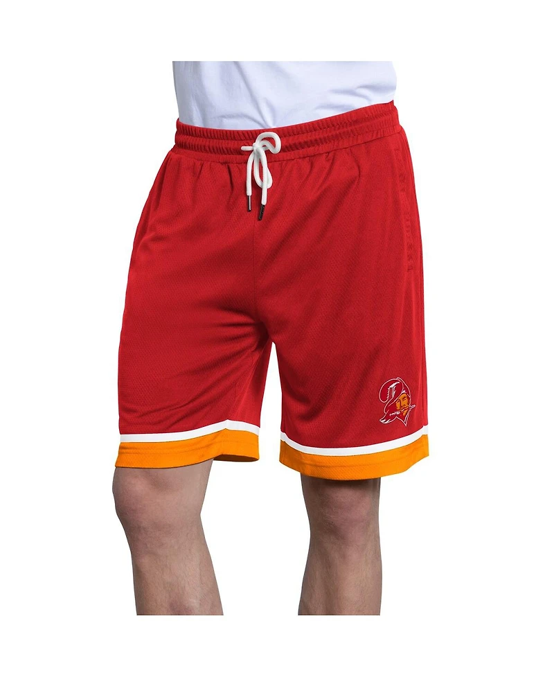 Starter Men's Red Tampa Bay Buccaneers Throwback Power Play Mesh Shorts