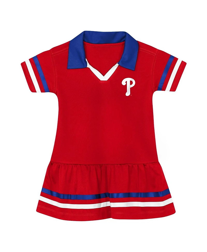 Outerstuff Toddler Red Philadelphia Phillies Star Player Dress