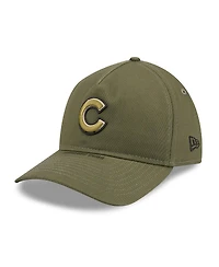 New Era Men's Olive Chicago Cubs 2026 Armed Forces Day 9TWENTY Adjustable Hat