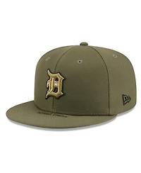 New Era Men's Olive Detroit Tigers 2026 Armed Forces Day 59FIFTY Fitted Hat