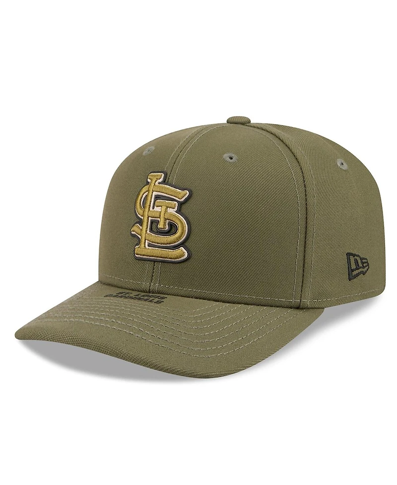 New Era Men's Olive St. Louis Cardinals 2026 Armed Forces Day 9SEVENTY Adjustable Hat