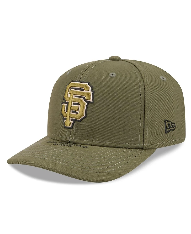 New Era Men's Olive San Francisco Giants 2026 Armed Forces Day 9SEVENTY Adjustable Hat