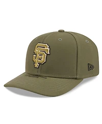 New Era Men's Olive San Francisco Giants 2026 Armed Forces Day 9SEVENTY Adjustable Hat