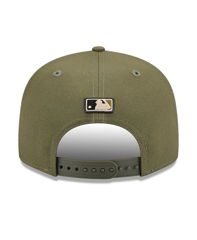 New Era Men's Olive San Francisco Giants 2026 Armed Forces Day 9FIFTY Snapback Hat