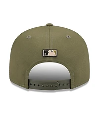 New Era Men's Olive San Francisco Giants 2026 Armed Forces Day 9FIFTY Snapback Hat