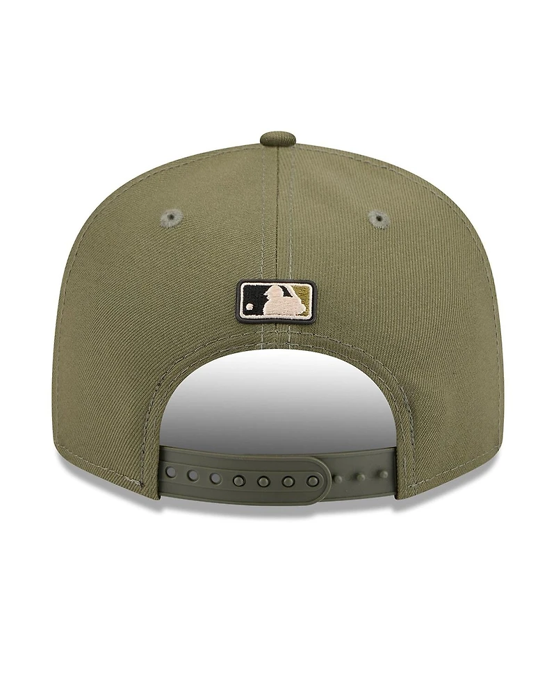 New Era Men's Olive Philadelphia Phillies 2026 Armed Forces Day 9FIFTY Snapback Hat