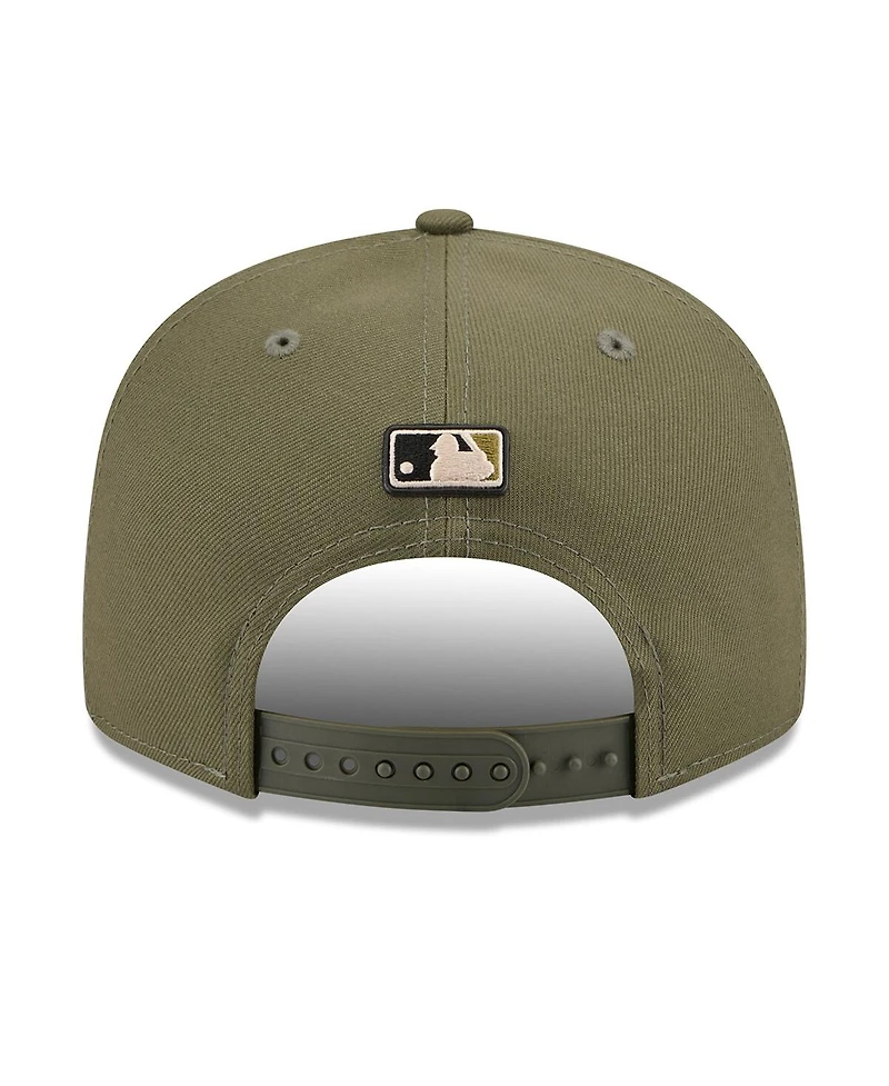 New Era Men's Olive Houston Astros 2026 Armed Forces Day 9FIFTY Snapback Hat