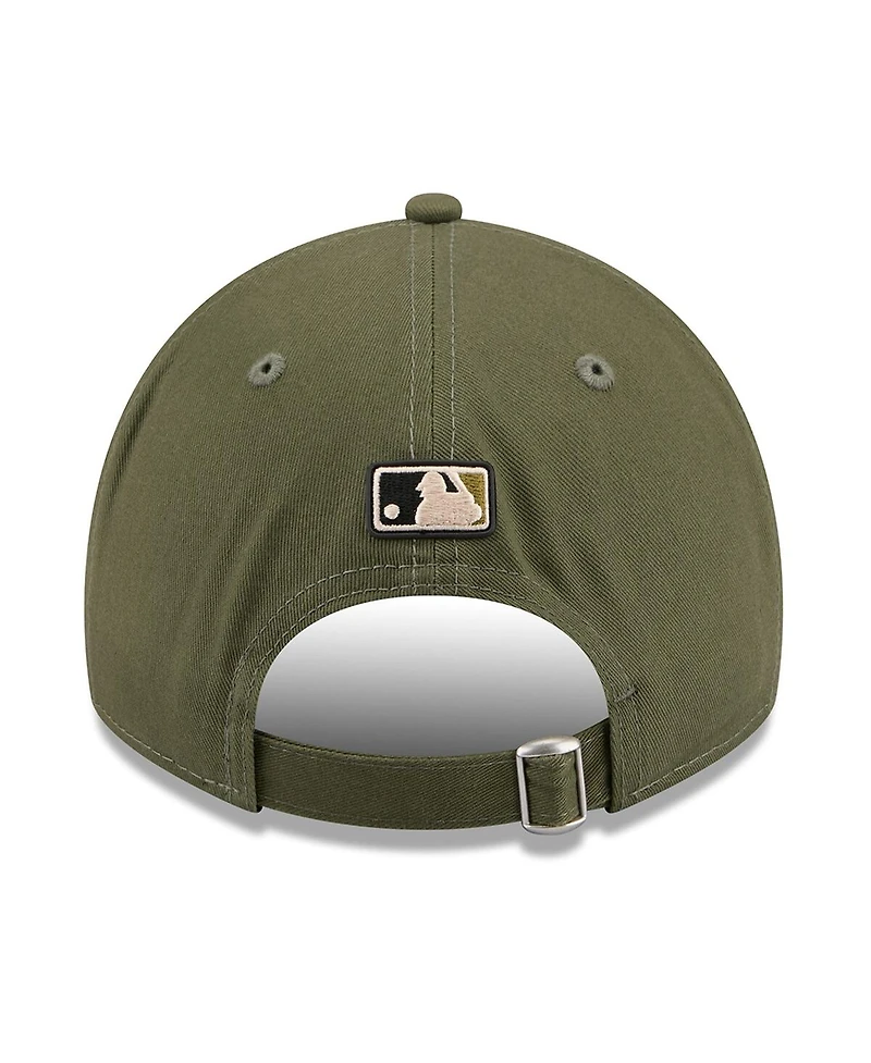 New Era Men's Olive New York Yankees 2026 Armed Forces Day 9TWENTY Adjustable Hat