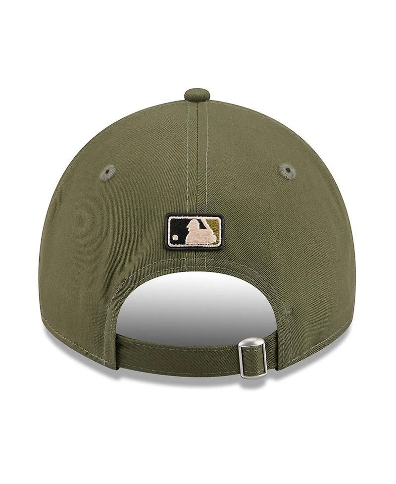 New Era Men's Olive Minnesota Twins 2026 Armed Forces Day 9TWENTY Adjustable Hat