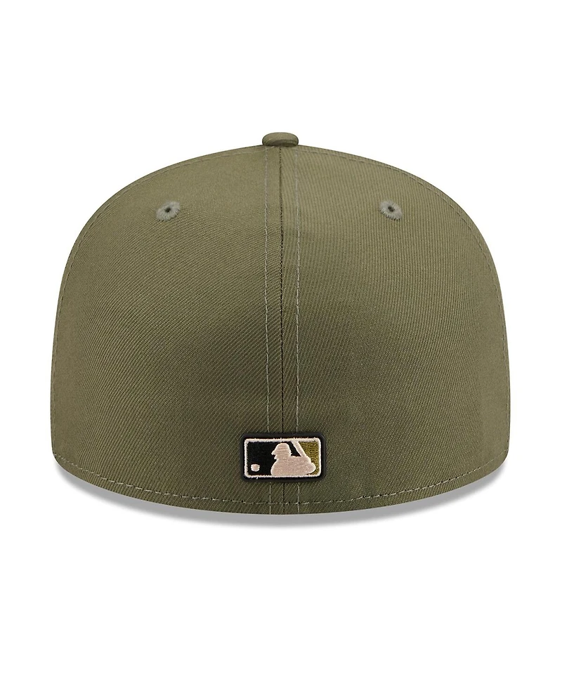 New Era Men's Olive Milwaukee Brewers 2026 Armed Forces Day 59FIFTY Fitted Hat
