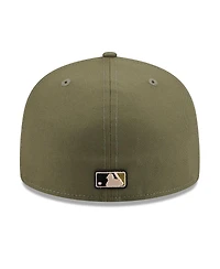 New Era Men's Olive Milwaukee Brewers 2026 Armed Forces Day 59FIFTY Fitted Hat