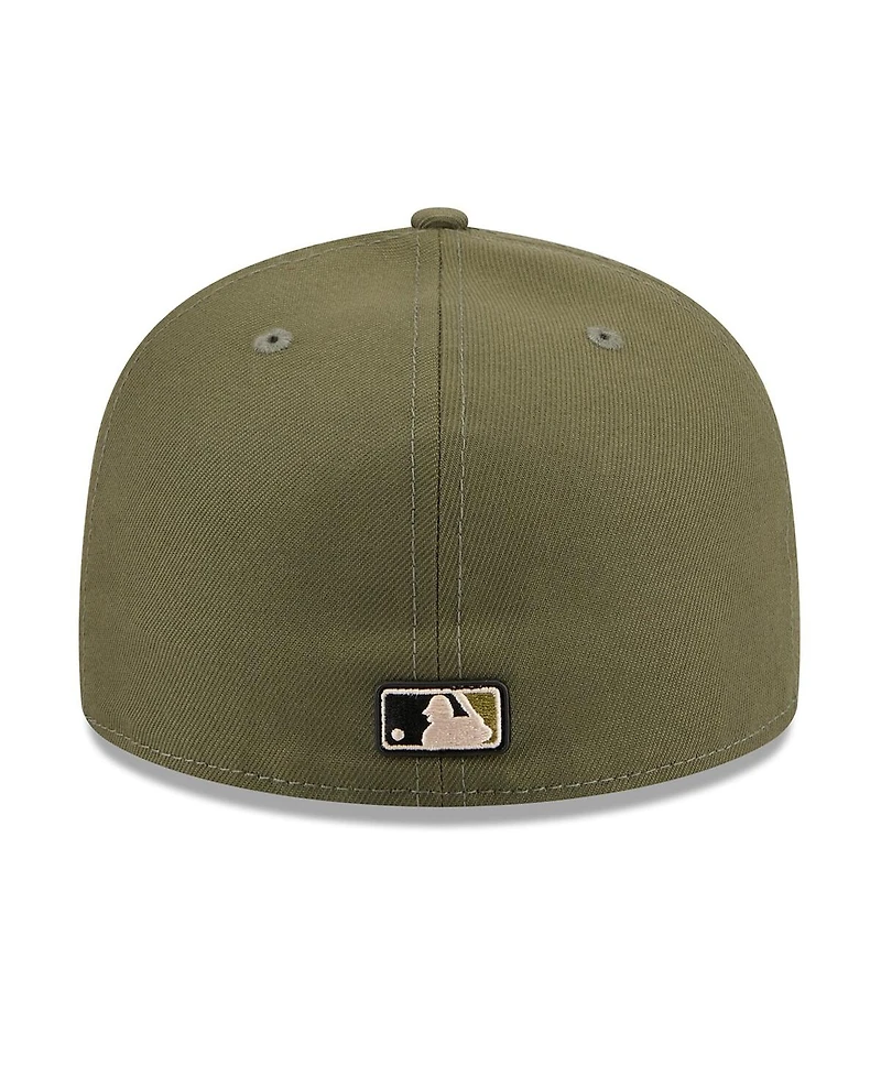 New Era Men's Olive Los Angeles Angels 2026 Armed Forces Day 59FIFTY Fitted Hat