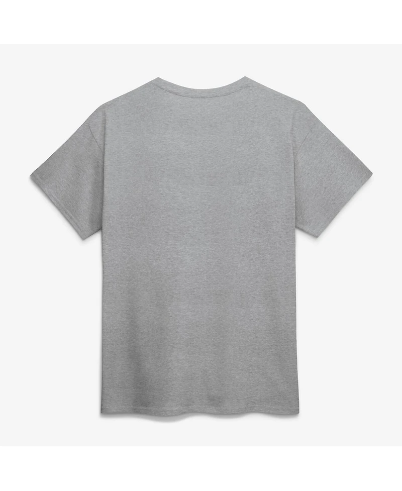 Logo Athletic Men's Heather Gray Los Angeles Dodgers Wordmark T-Shirt