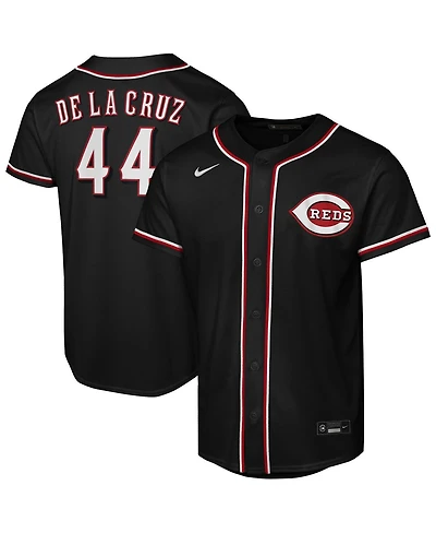 Nike Big Boys and Girls Elly De La Cruz Black Cincinnati Reds Fashion Replica Player Jersey