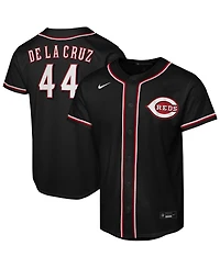 Nike Big Boys and Girls Elly De La Cruz Black Cincinnati Reds Fashion Replica Player Jersey